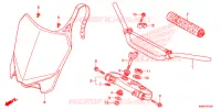 CONDOTTO MANIGLIA/PONTE SOPRA (2) per Honda CRF 250 R 2014