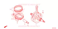 ALBERO A GOMITI/PISTONE per Honda CRF 450 X 2018