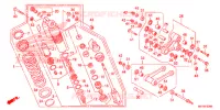 CUSCINO POSTERIORE(2) per Honda CRF 450 X 2018
