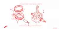 ALBERO A GOMITI/PISTONE per Honda CRF 450 X 2014