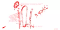 CATENA CAMMA/TENSIONE per Honda CRF 450 X 2014