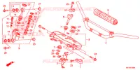 CONDOTTO MANIGLIA/PONTE SOPRA (2) per Honda CRF 450 X 2014