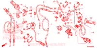 LEVA MANIGLIA/INTERRUTTORE/CAVO(1) per Honda CRF 450 X 2014