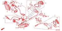 FRECCIA(2) per Honda CBR 1000 RR ABS BLANCHE 2014