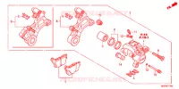 CALIBRO FRENO POSTERIORE per Honda CBR 1000 RR ABS BLACK 2014