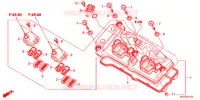 COPERTURA TESTA CILINDRO per Honda CBR 1000 RR ABS BLACK 2014