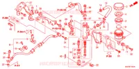 POMPA FRENO POSTERIORE per Honda CBR 1000 RR ABS BLACK 2014