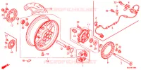 RUOTA POSTERIORE per Honda CBR 1000 RR ABS BLACK 2014