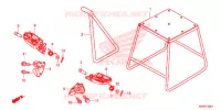 PIEDE D'APPOGGIO/GRADINO per Honda CRF 250 R 2015
