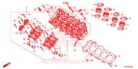 CILINDRO/TESTATA per Honda CBR 650 F ABS HRC TRICOLOR 2015