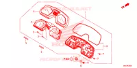 INDICATORE COMBINAZIONE per Honda CBR 650 F ABS HRC TRICOLOR 2015