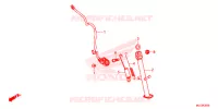 POSTEGGIO LATERALE per Honda CBR 650 F ABS HRC TRICOLOR 2015