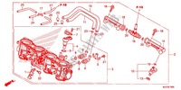 CORPO VALVOLA IMMISSIONE per Honda CBR 650 F ABS HRC TRICOLOR 35KW 2014