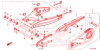 BRACCIO OSCILLANTE/CASSA CATENA per Honda CBR 650 F ABS 2016
