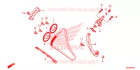 CATENA CAMMA/TENSIONE per Honda CBR 650 F ABS 2016
