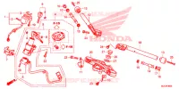 CONDOTTO MANIGLIA/PONTE SOPRA (2) per Honda CBR 650 F ABS 2016
