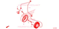 COPERTURA CASSA MANOVELLA/ GENERATORE(2) per Honda CBR 650 F ABS 2016