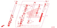 FORCELLA ANTERIORE per Honda CBR 650 F ABS 2016