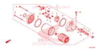 MOTORE AVVIAMENTO per Honda CBR 650 F ABS 2016