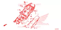 PARAFANGO POSTERIORE per Honda CBR 650 F ABS 2016