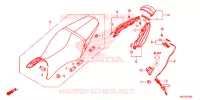 SEDILE/RIPARO POSTERIORE per Honda CBR 650 F ABS 2016