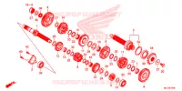TRASMISSIONE per Honda CBR 650 F ABS 2016