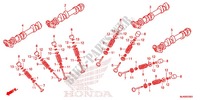 ALBERO A CAMME/VALVOLA per Honda CTX 1300 ABS 2017