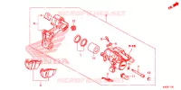 CALIBRO FRENO POSTERIORE per Honda MSX 125 2014