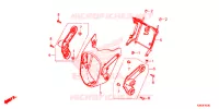 FARO FANALE per Honda MSX 125 2014
