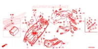 PARAFANGO POSTERIORE per Honda MSX 125 2014