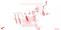 POSTEGGIO LATERALE per Honda MSX 125 2014