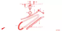 CATENA CAMMA/TENSIONE per Honda VISION 50 R 2014