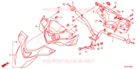 MANUBRIO   COPERTURA MANIGLIA (NSC502WH/T2) per Honda VISION 50 R 2014