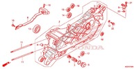 CASSA MANOVELLA SINISTRA per Honda SH 150 ABS D SPECIAL 5ED 2014