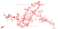 CORPO TELAIO per Honda SH 150 ABS SPORTY 2014