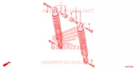 CUSCINO POSTERIORE(2) per Honda SH 150 ABS SPORTY 2014