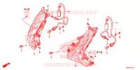 FRECCIA ANTERIORE per Honda SH 150 ABS SPORTY 2014