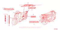 MARCHIO per Honda SH 150 ABS SPORTY 2014