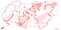 SEDILE/SCATOLA BAGAGLI per Honda SH 150 ABS SPORTY 2014