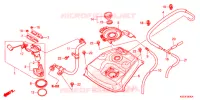 SERBATOIO COMBUSTIBILE per Honda SH 150 ABS SPORTY 2014
