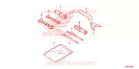 UTENSILI/SCATOLA BATTERIA per Honda SH 150 ABS SPORTY 2014