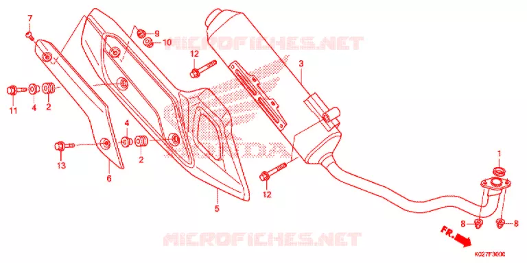 SMORZATORE SCARICO(2) Honda SCOOTER 150 SH 2014  SH150ADSE