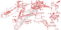 PARAFANGO POSTERIORE / FANALE ILLUMINAZIONE TARGA  per Honda SH 150 D SPECIAL 5ED 2014