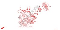 FARO ANTERIORE per Honda SH 150 SPECIAL 2E 2015