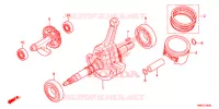 ALBERO MANOVELLA/PISTONE per Honda FOURTRAX 680 RINCON 2015