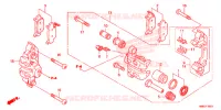CALIBRO FRENO ANTERIORE per Honda FOURTRAX 680 RINCON 2015