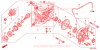 INGRANAGGIO FINALE/ ALBERO ASSALE POSTERIORE per Honda FOURTRAX 680 RINCON 2015