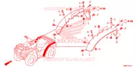 PARAFANGO SOPRA(U) per Honda FOURTRAX 680 RINCON 2015