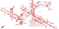 CUSCINO POSTERIORE(2) per Honda VFR 800 F 2014