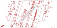FORCELLA ANTERIORE (VT750CS/C2B/C) per Honda SHADOW VT 750 SPIRIT B 2014